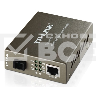 Медиаконвертер TP-Link MC111CS SMB  10/100M RJ45 to 100M single-mode, Full-duplex, up to 20Km
