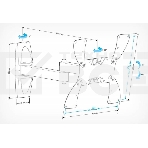 Кронштейн Holder LCDS-5046 белый, фото 1