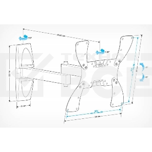 Кронштейн Holder LCDS-5046 белый