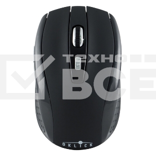 Мышь беспроводная Oklick 455MW черный, 1600 dpi, радиоканал, USB, кнопки - 6