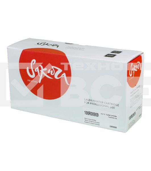 Картридж Sakura 108R00909 для Xerox P3140/P3155/P3160, черный, 2500 к.