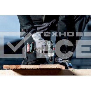 Дрель-шуруповерт Metabo PowerMaxx BS 12 601036500, Аккумуляторный, 12В, 2 АКБ, Кейс