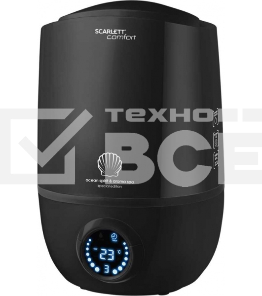 Увлажнитель воздуха Scarlett SC-AH986E10 23Вт (ультразвуковой) черный