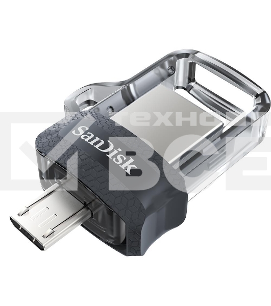 Флеш диск 32GB SanDisk Ultra Android Dual Drive OTG, m3.0/USB 3.0, Black