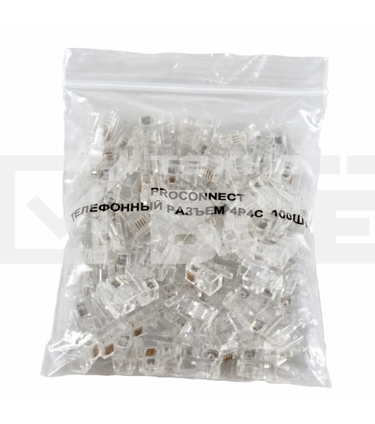 PROconnect Телефонный разъем RJ-9(4P4C)