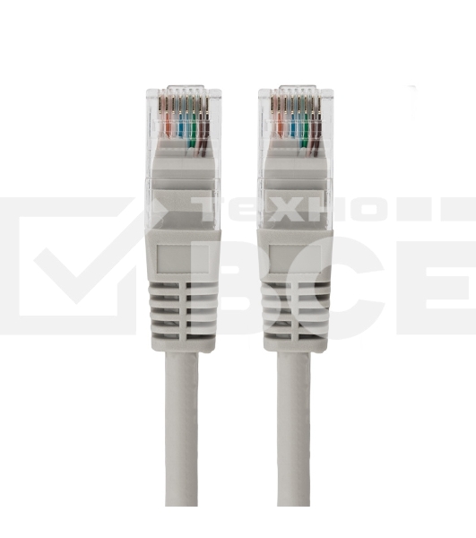 Rexant Пaтч-корд U/UTP, категория 5e, RJ45-RJ45, неэкранированный, LSZH серый, 3м
