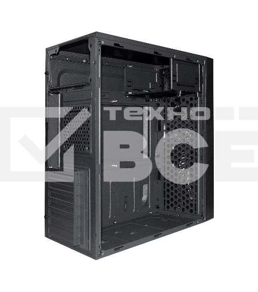 Компьютерный корпус Miditower ExeGate AA-440-AA500 (ATX, AA500 8 см, 2*USB, аудио)