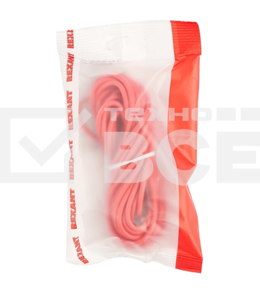 Провод автомобильный ПГВА/ПВАМ Rexant 1х2,50 мм красный, мини-бухта 5 метров