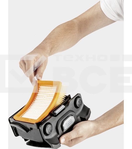 Строительный пылесос Karcher WD 5 V-25/5/22 желтый, 1100 Вт, уборка сухая/сбор воды, пылесборник мешок/контейнер, 25 л