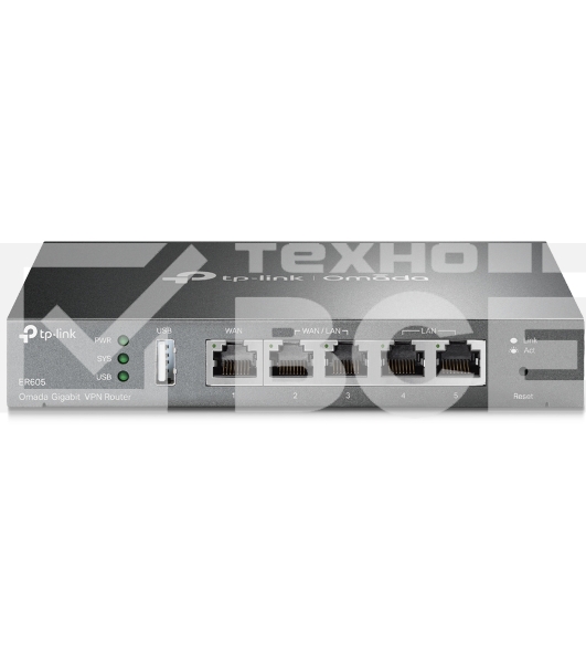 Роутер TP-Link SafeStream ER605 10/100/1000BASE-TX черный