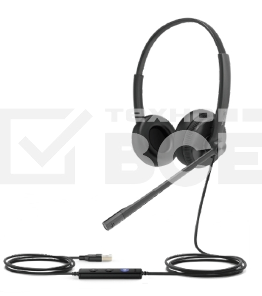 Гарнитура проводная Yealink UH34 Dual UC