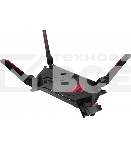 Роутер ASUS ROG GT-AX6000802.11b/g/n/ac, ax, до 1148 + 4804Мбит/c, 2,4 + 5 гГц, 8 антенн, USB, GBT LAN; 90IG0780-MO3B00
