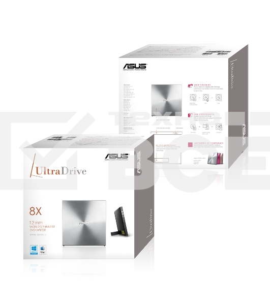 Оптический внеш. привод ASUS SDRW-08U5S-U/SIL/G/AS//, dvd-rw, external