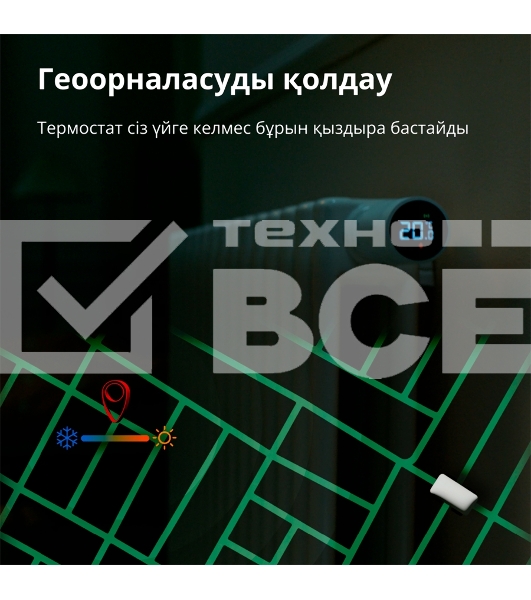 Термоголовка Aqara Smart Radiator Thermostat E1 (SRTS-A01) для радиат. резьбовой