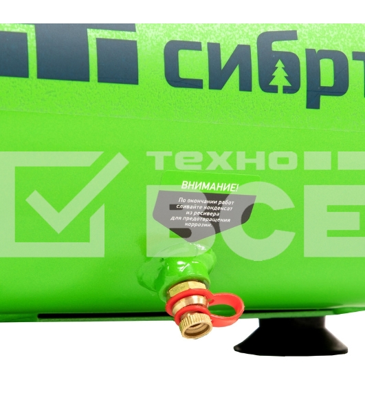 Компрессор воздушный безмаслянный BL 1100/6 1100Вт, ресивер 6 литров, 180 л/мин Сибртех