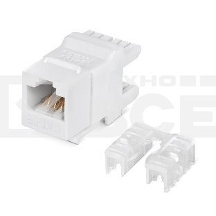 Модуль Lanmaster NTSS-KJ-UTP-RJ45-5E-180-WT информ. KeystoneRJ45 кат.5E UTP бел.