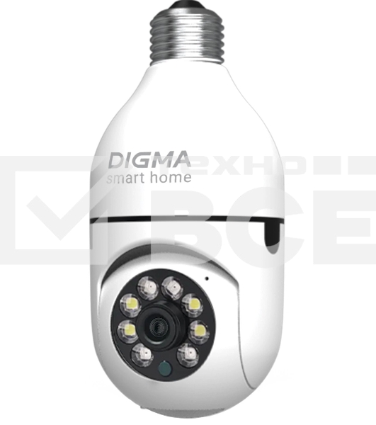 Камера видеонаблюдения IP Digma DiVision 301 3.6-3.6мм цв. корп.:белый (DV301)