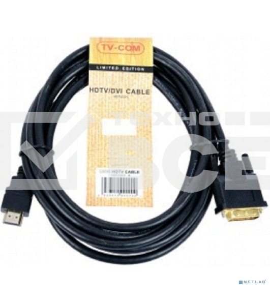 Кабель HDMI-DVI 5M LCG135E-5M TV-COM