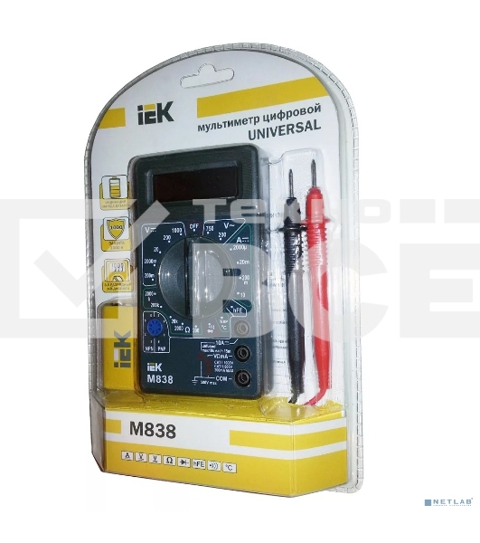 Мультиметр IEK Universal M838цифровой