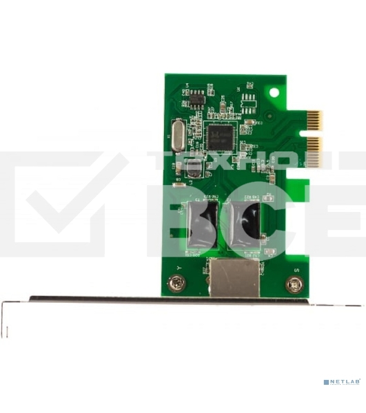 Сетевой адаптер Ethernet Gembird NIC-GX1 1000/100/10, PCI-express, чипсет RTL8111C