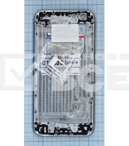 Задняя крышка для iPhone 6 (4.7) серебристая