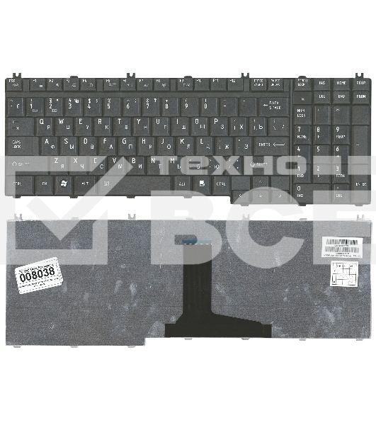 Клавиатура для ноутбука Toshiba Tecra A11 черная