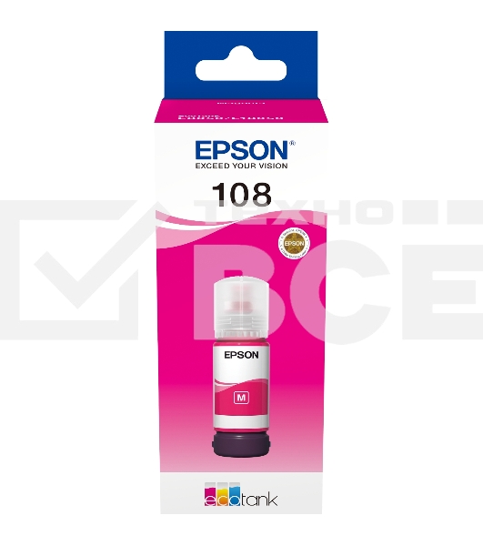 Контейнер с пурпурными чернилами EPSON C13T09C34A