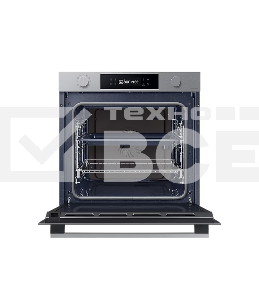 Встраиваемый духовой шкаф электрический Samsung NV7B4125ZAS/WT серебристый/черный