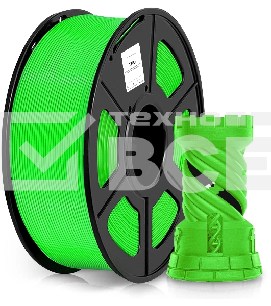 Пластик для принтера 3D Cactus CS-3D-TPU-0.8KG-GREEN TPU d1.75мм 0.8кг 1цв.