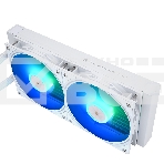 Водяное охлаждение для процессора Thermalright Frozen Warframe SE 240 ARGB White (240mm, LED temp., Black, ARGB/ Fans: 2x120mm, 70.84CFM, 29.8dBA, 2000RPM/ Pump height 59mm, Rad thickness 27mm/ S: 1851, 1700, 1200, 115X, AM5, AM4), фото18