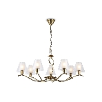 Люстра Ambrella light LH57093/7 BS/FR латунь/белый матовый E14/7 max 40W D840*790, фото6
