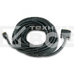 Кабель HDMI-DVI Cablexpert CC-HDMI-DVI-7.5MC, 19M/19M, single link, медь, позол.разъемы, экран, 7.5м, черный, пакет, фото 1