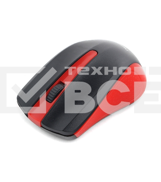 Мышь беспроводная Гарнизон GMW-430R красный, 1200 dpi, радиоканал, USB, кнопки - 3