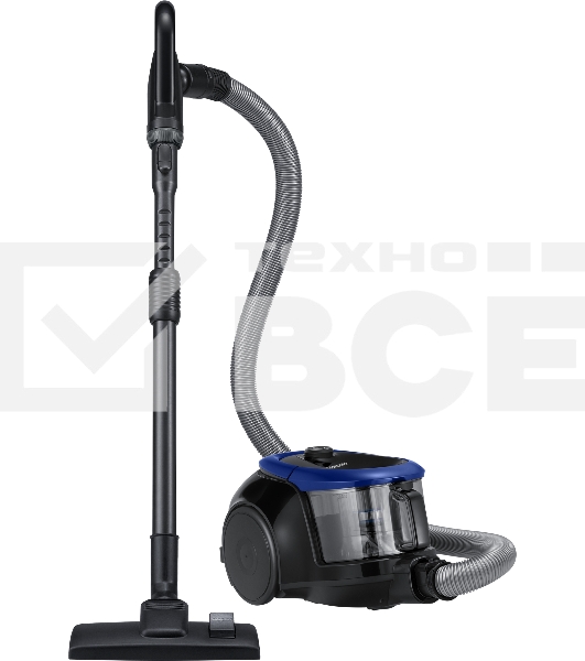 Пылесос Samsung VC18M21A0SB синий, 380/1800 Вт, уборка сухая, пылесборник контейнер 1.5 л