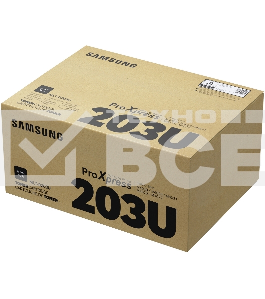 Картридж лазерный SAMSUNG MLT-D203U/ SU917A черный для Samsung SL-M4020/4070 (15000стр.)