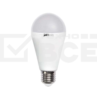 Лампа светодиодная PLED-SP A60 15Вт грушевидная 3000К тепл. бел. E27 1530лм 230В JazzWay 2853028