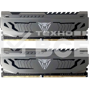 Оперативная память Patriot Viper Steel, DDR4, 16GB (2x8 GB), 3200 MHz, CL16, радиатор, чёрный