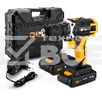 Аккумуляторная дрель DEKO DKCD20FU-Li (063-4103) 20В 1.5Ahx2 63 с набором 63 предмета в кейсе, фото5