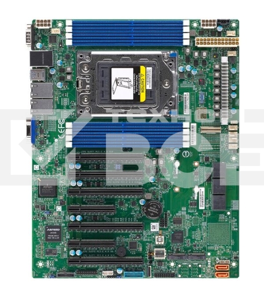 Серверная материнская плата Supermicro MBD-H12SSL-I-B, SP3, AMD EPYC 7002/7003, 8xDDR4, 8xSATA, 2xM.2, 5xPCIe x16, 2xPCIe x8, 2x1Gb LAN, 4xUSB 3.2 Gen 1, 1xVGA, ATX