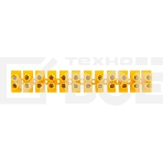 Клеммная винтовая колодка KВ-14 6-14, ток 20 A, полиэтилен желтый Rexant (10 шт./уп.), фото4