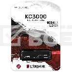 Накопитель SSD Kingston KC3000, 1TB, M.2 2280, PCIe 4.0 x4, R/W 7000/6000, с радиатором., фото14