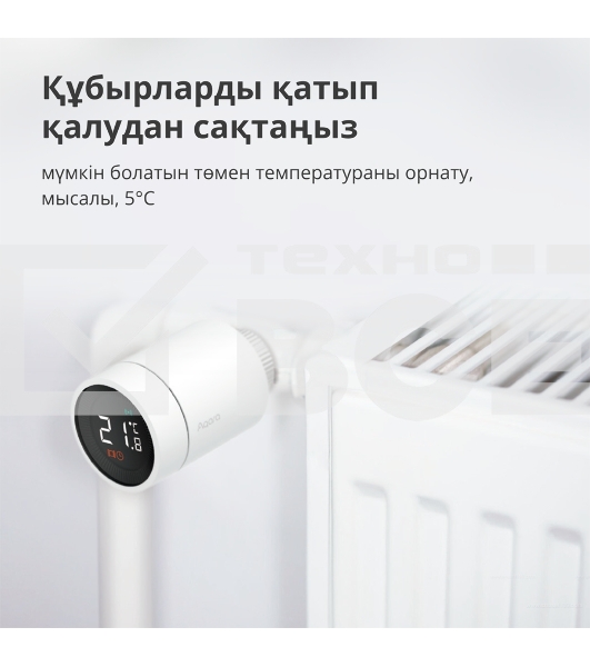 Термоголовка Aqara Smart Radiator Thermostat E1 (SRTS-A01) для радиат. резьбовой