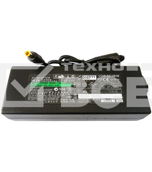 Блок питания (сетевой адаптер) для ноутбуков Sony Vaio 19.5V 6.15A 6.5pin HC