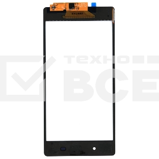 Сенсорное стекло (тачскрин) для Sony Xperia Z2 D6502 D6503, черное