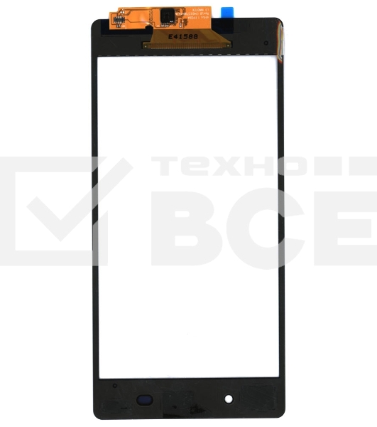 Сенсорное стекло (тачскрин) для Sony Xperia Z2 D6502 D6503, черное