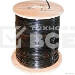 Кабель витая пара F/UTP, категория 5e, PE, 4PR, 24AWG, внешний, черный, с тросом, 305 м, фото3