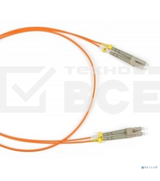 Патч-корд Hyperline волоконно-оптический (шнур) MM 50/125, LC-LC, duplex, LSZH, 2 м FC-D2-50-LC/PR-LC/PR-H-2M-LSZH-OR (FC-50-LC-LC-PC-2M)