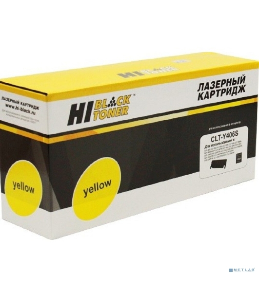 Расходные материалы Hi-Black CLT-Y406S Картридж для Samsung CLP-360/365/368/CLX-3300/3305/3307, Y, 1500 стр.