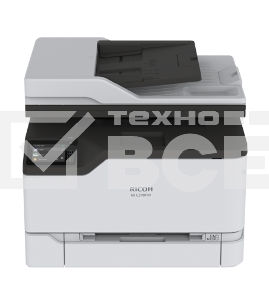 МФУ лазерное Ricoh M C240Fw (408430), A4, цветной, печ. до 24 стр/мин., скан. до 21 стр/мин., 600 x 600 dpi, Wi-Fi, USB, Ethernet