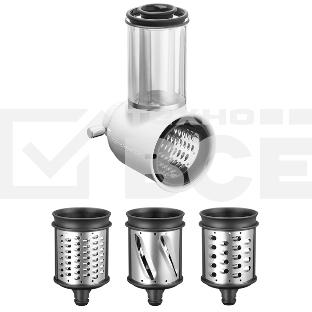 Насадка-овощерезка с 3-мя барабанами KitchenAid 5KSMVSA, белый